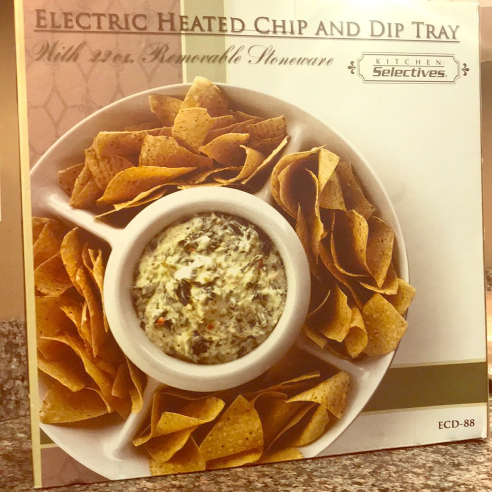 Electric Heated Chip and Dip Tray